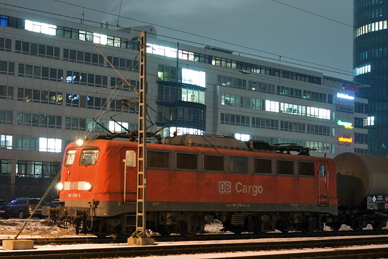 140 036 bei km 15,6 (Januar 2011)