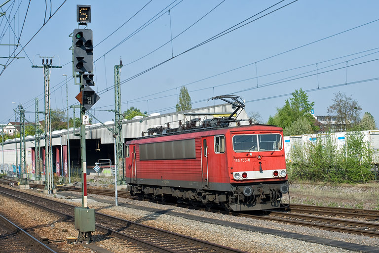 155 105 bei km 15,4 (April 2011)