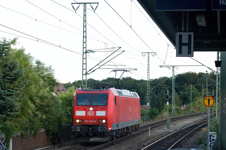 185 009 bei km 16,8 (August 2011)