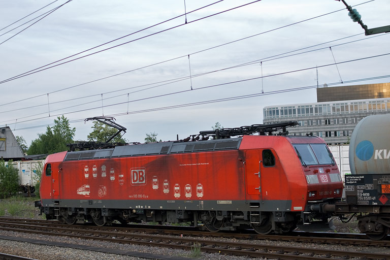 185 090 bei km 15,4 (Mai 2011)