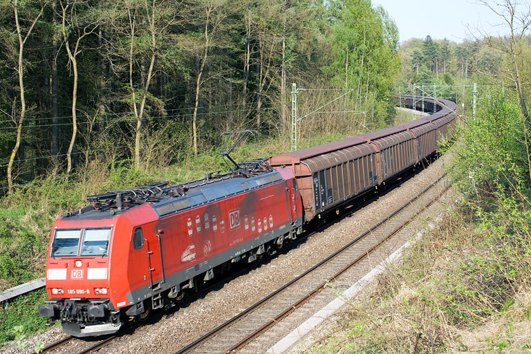 185 090 bei km 21,6 (April 2011)