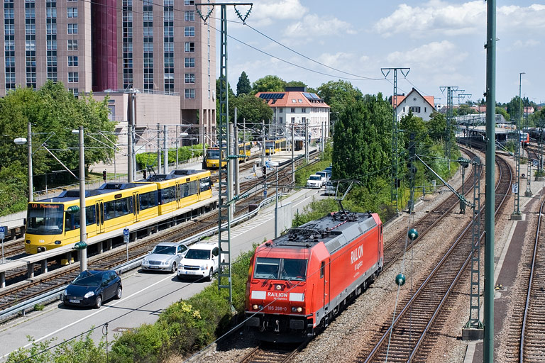 185 268 bei km 15,8 (Juli 2011)