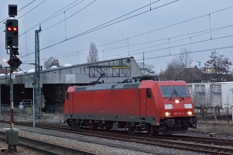 185 314 bei km 15,4 (Februar 2011)