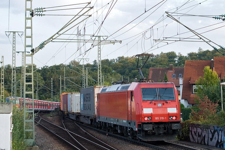 185 319 mit TEC 43161 bei km 16,8 (August 2011)