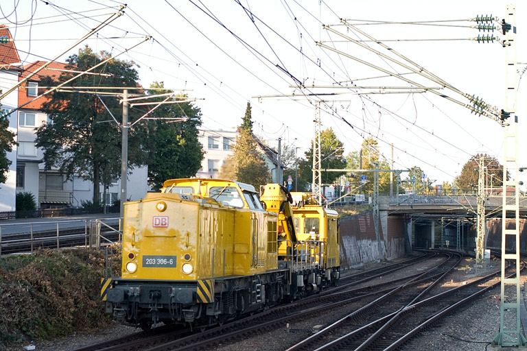 203 306 bei km 15,4 (September 2011)