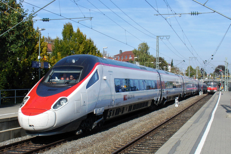 ETR 610 (610 711 u.a.) als ST 92918 bei km 15,6 (September 2011)