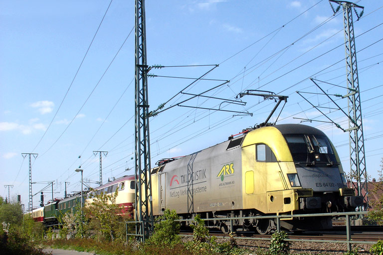 ES 64 U2-006 mit DLr 93731 bei km 17,0 (April 2011)