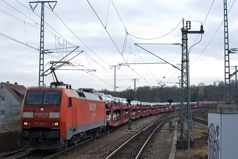 152 120 mit GA 60080 bei km 16,8 (November 2012)