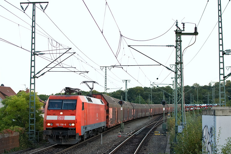 152 156 mit GA 60084 bei km 16,8 (September 2012)
