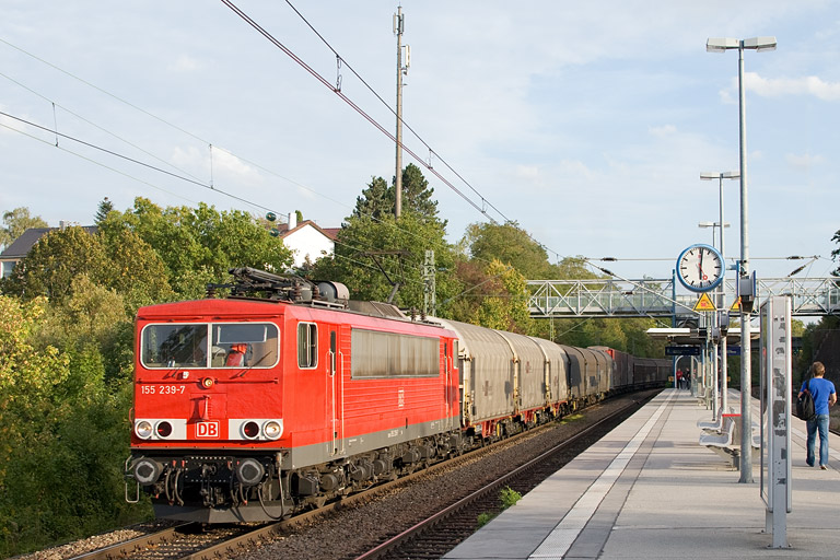 155 239 mit EK 56166 bei km 14,2 (September 2012)