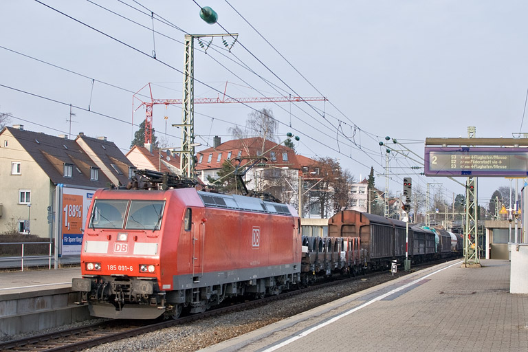 185 091 mit EZ 44691 bei km 15,6 (M&auml;rz 2012)