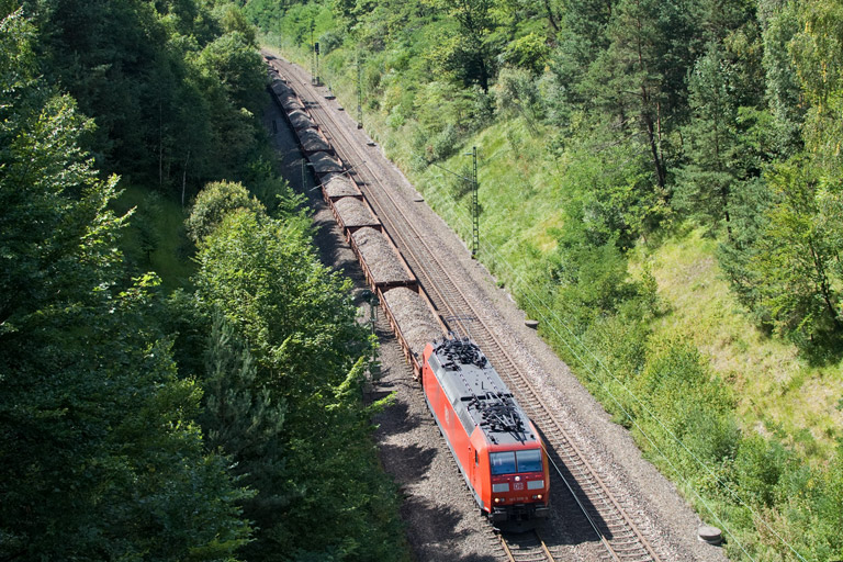 185 099 mit GB 62489 bei km 20,6 (August 2012)