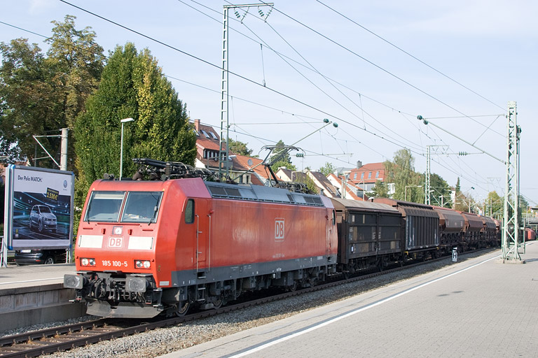 185 100 mit EZ 44691 bei km 15,6 (September 2012)