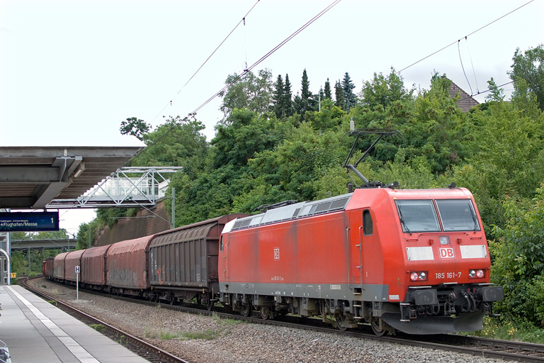 185 161 mit EZ 44691 bei km 14,2 (Juli 2012)