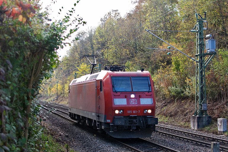 185 161 bei km 13,0 (Oktober 2012)