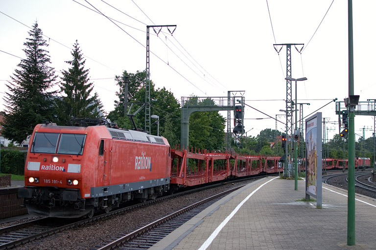 185 191 mit EK 56181 bei km 16,6 (Juli 2012)