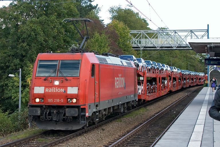 185 218 mit GA 60046 bei km 14,2 (September 2012)