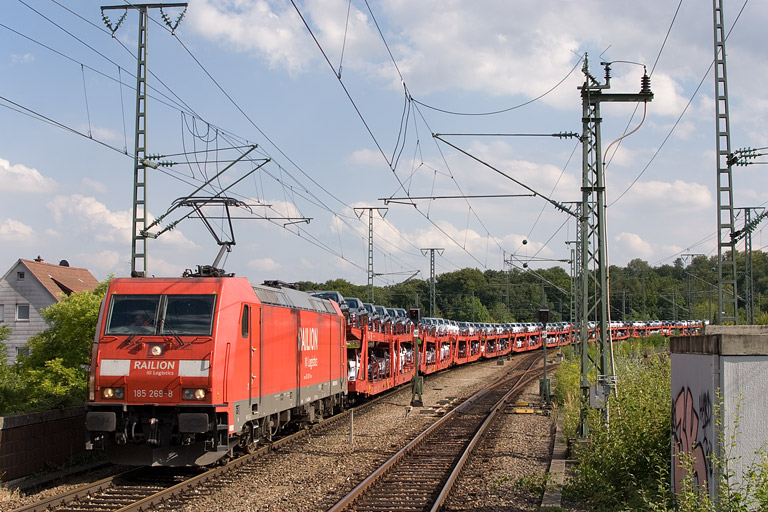 185 269 mit GA 60046 bei km 16,8 (August 2012)