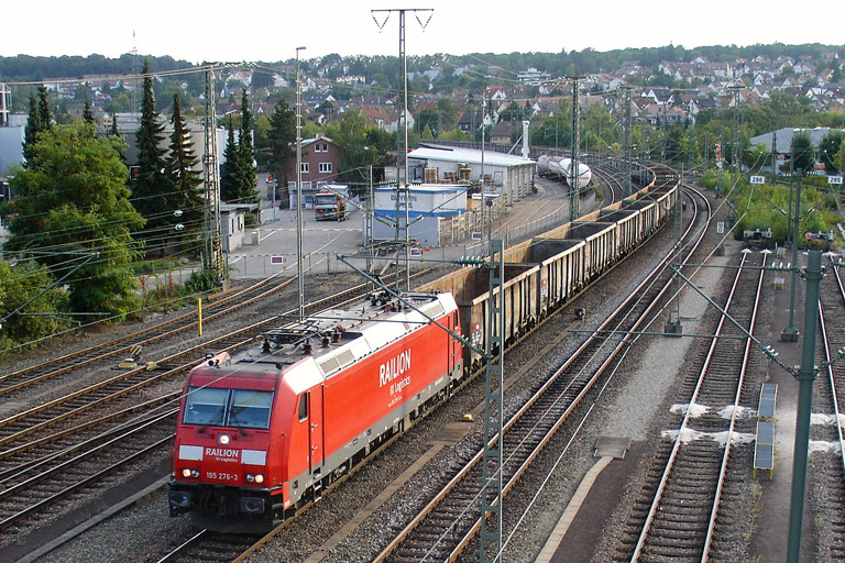 185 276 mit GB 46334 bei km 16,0 (September 2012)