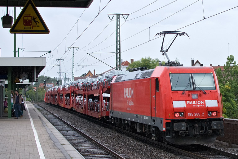 185 286 mit GA 60046 bei km 16,8 (August 2012)
