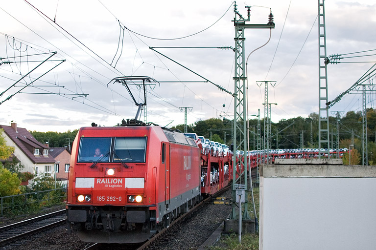185 292 mit GA 60046 bei km 16,8 (September 2012)