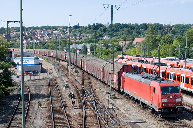 185 313 mit GA 60080 bei km 16,0 (August 2012)