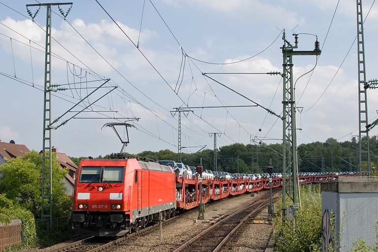 185 317 mit GA 60046 bei km 16,8 (August 2012)