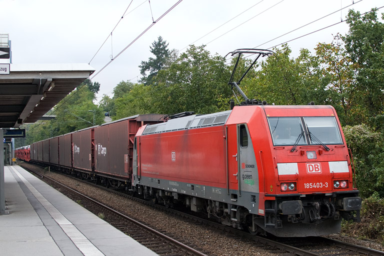 185 403 mit GA 60080 bei km 14,2 (Oktober 2012)