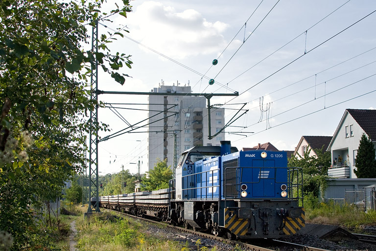 Regental Cargo D 05 (Baureihe G 1206) bei km 8,6 (August 2012)