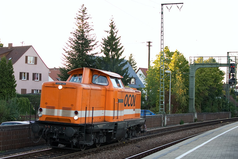Locon 206 (ex-DB 212 095) bei km 16,8 (September 2012)