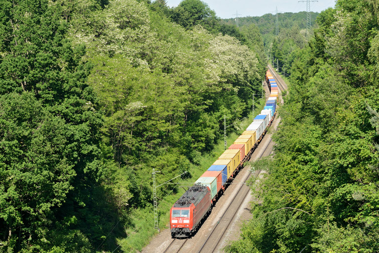 185 091 mit KT 43163 bei km 20,2 (Juni 2013)