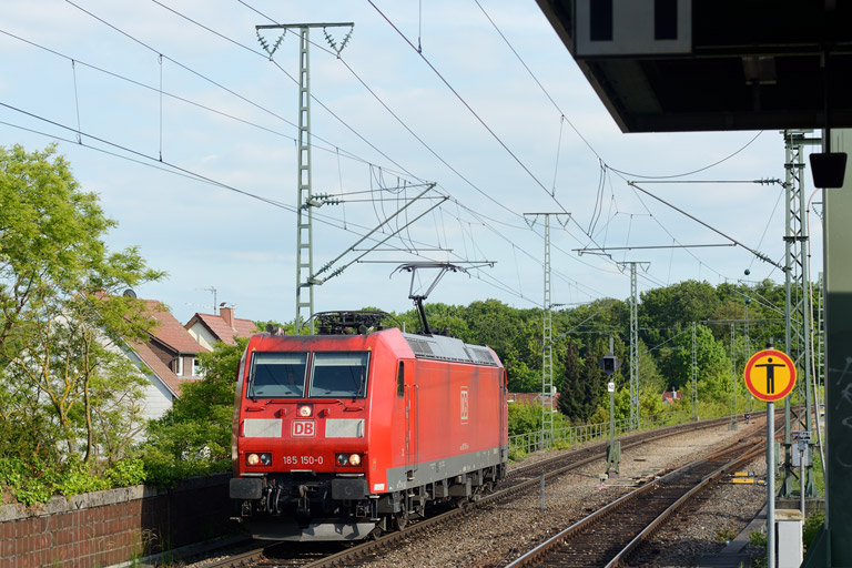 185 150 bei km 16,8 (Juni 2013)