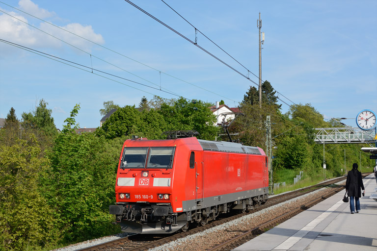 185 160 bei km 14,2 (Juni 2013)