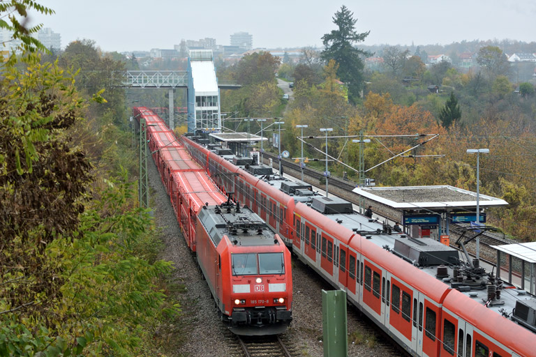 185 170 mit EK 56165 bei km 14,2 (November 2013)