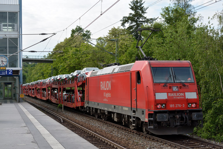 185 276 mit GA 47528 bei km 14,0 (Juni 2013)