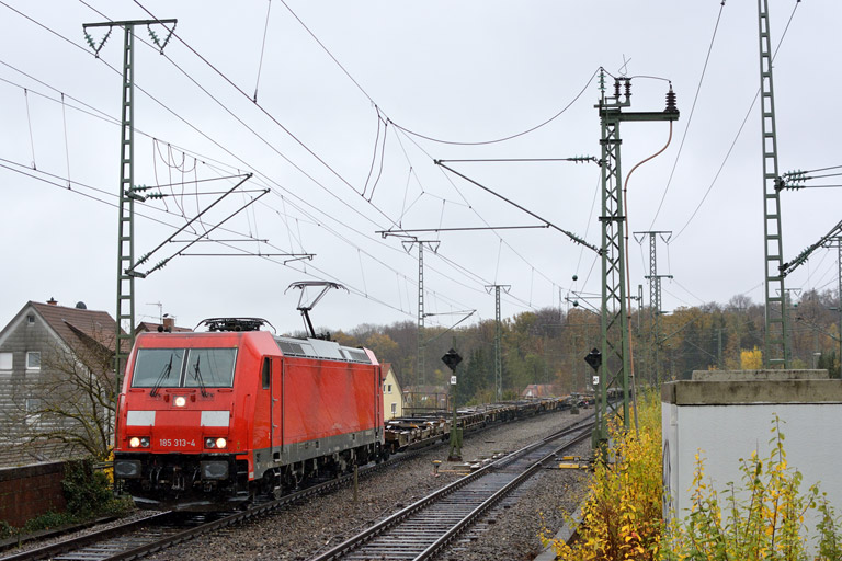 185 313 mit KT 50514 bei km 16,8 (November 2013)