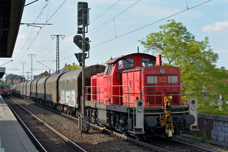 294 863 mit EK 56166 bei km 16,8 (Juni 2013)