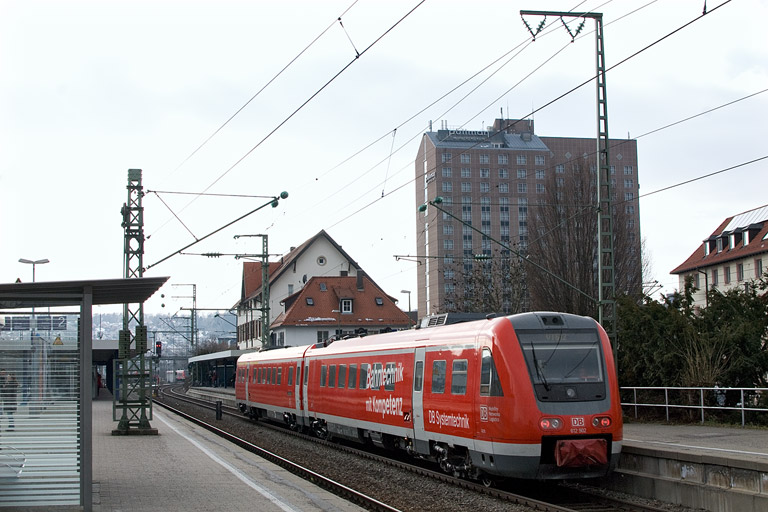 612 901 als ST 91500 bei km 15,6 (Februar 2013)
