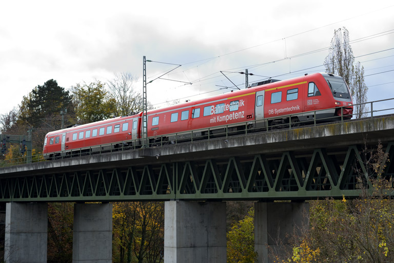612 901 als Mess ST 91776 bei km 14,6 (November 2013)