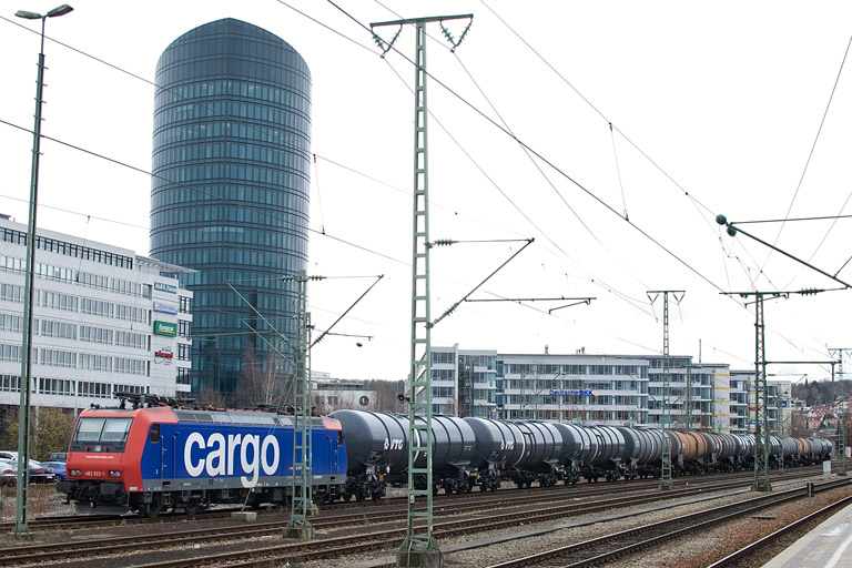 482 022 bei km 15,6 (Januar 2013)