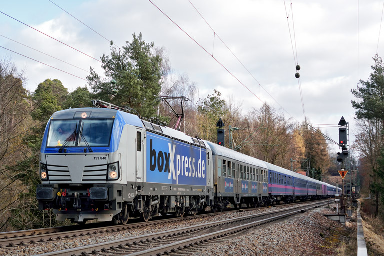 193 840 mit DPE 79440 bei km 18,4 (Februar 2014)