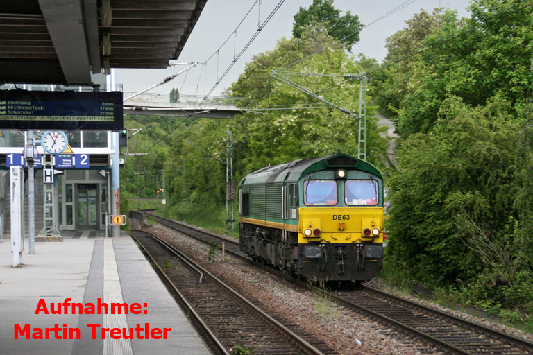 HGK DE 63 bei km 14,0 (Mai 2014)