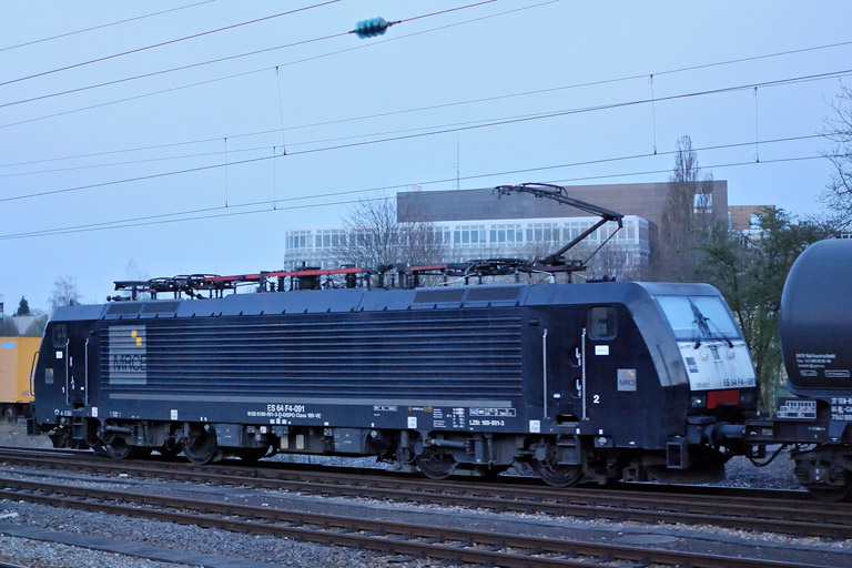 ES 64 F4-091 bei km 15,4 (M&auml;rz 2014)