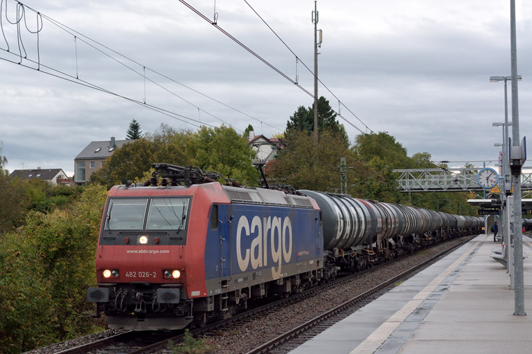 482 026 bei km 14,2 (Oktober 2014)