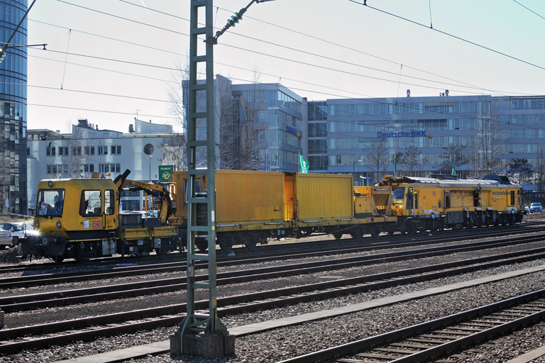 Gleisfr&auml;smaschine SFM 601 bei km 15,8 (Februar 2014)