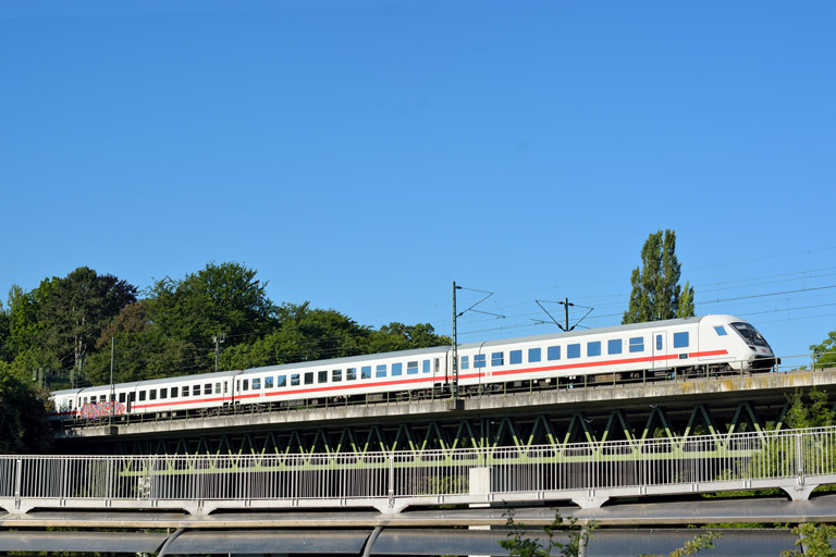 Me&szlig;zug bei km 14,6 (Juli 2015)