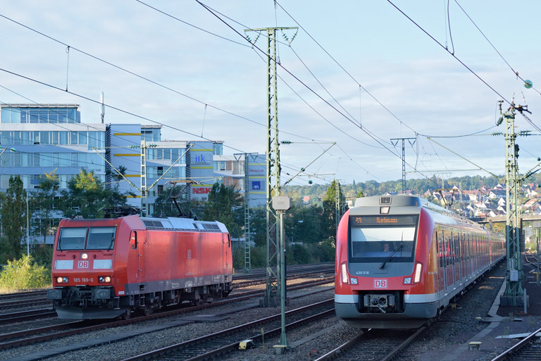 185 188 als T 66699 bei km 15,6 (September 2015)
