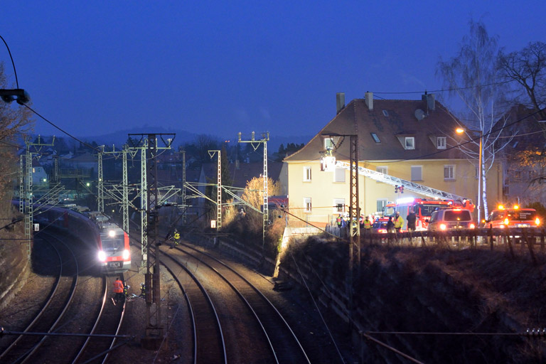 Baureihe 430 bei km 14,8 (Februar 2015)
