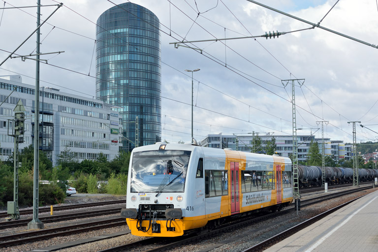 VT 416 als DLr 74729 bei km 14,6 (Juli 2015)
