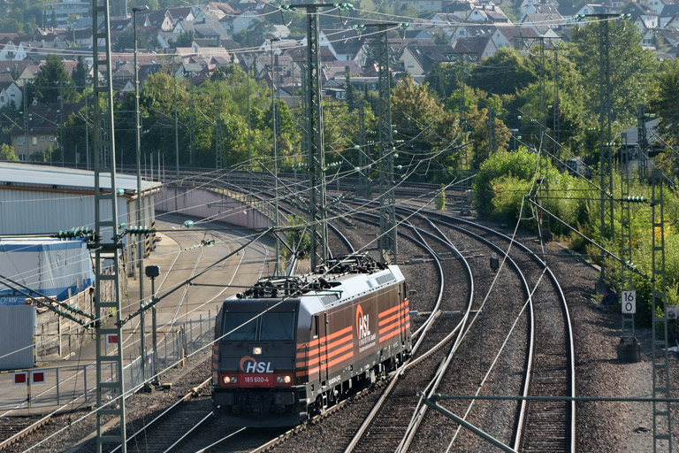 185 600 bei km 16,0 (August 2016)